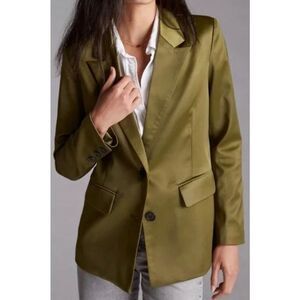 Avec Les Filles Satin Blazer